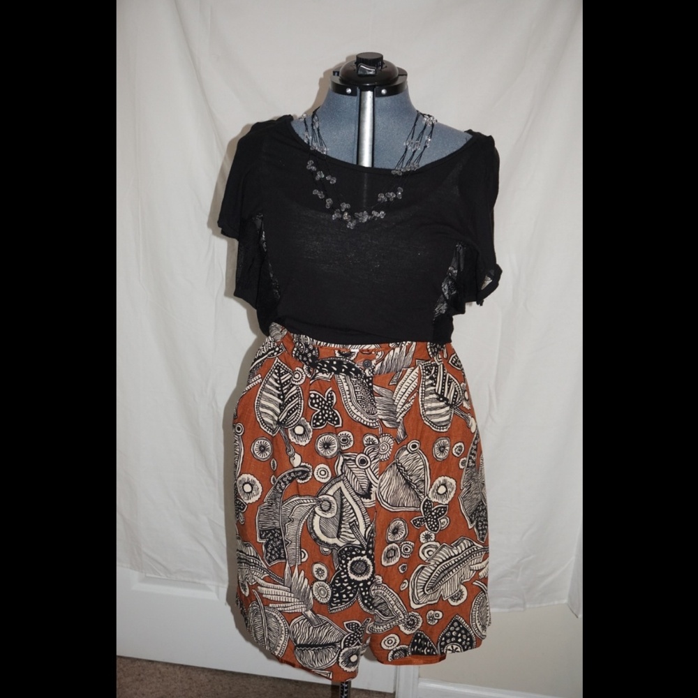 Leaf Printed shorts